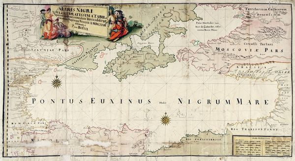 Maris Nigri Nova & Accuratissima Tavola opera Capitanei cujusdam Turcici descript et in usum Supremi Vezerii A MDCCXXIII delineata  P. von Bohn.  - Asta Arte Antica, Moderna e Contemporanea - Associazione Nazionale - Case d'Asta italiane