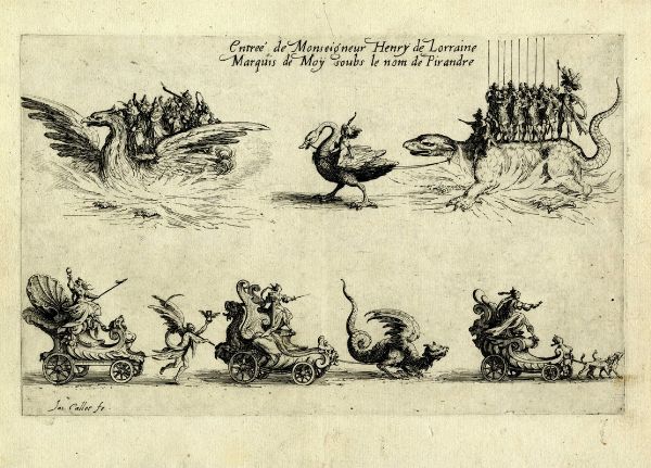 Jacques Callot : Le Combat a la Barrire / Le bras arm sans banderole.  - Asta Arte Antica, Moderna e Contemporanea - Associazione Nazionale - Case d'Asta italiane