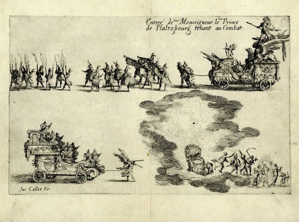 Jacques Callot : Le Combat a la Barrire / Le bras arm sans banderole.  - Asta Arte Antica, Moderna e Contemporanea - Associazione Nazionale - Case d'Asta italiane