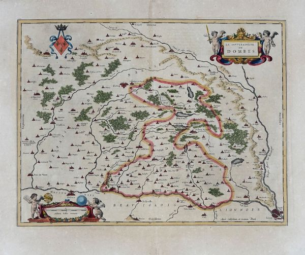 JOHANN BAPTIST HOMANN : Tabula Aquitaniae complectens Gubernationem Guiennae et Vasconiae exhibita.  - Asta Arte Antica, Moderna e Contemporanea - Associazione Nazionale - Case d'Asta italiane