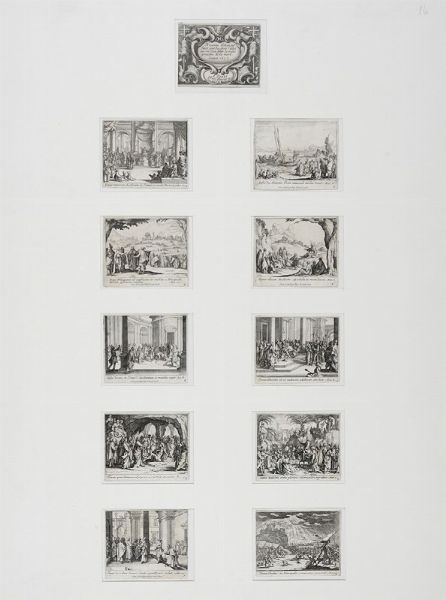 Jacques Callot : Nouveau Testament.  - Asta Arte Antica, Moderna e Contemporanea - Associazione Nazionale - Case d'Asta italiane