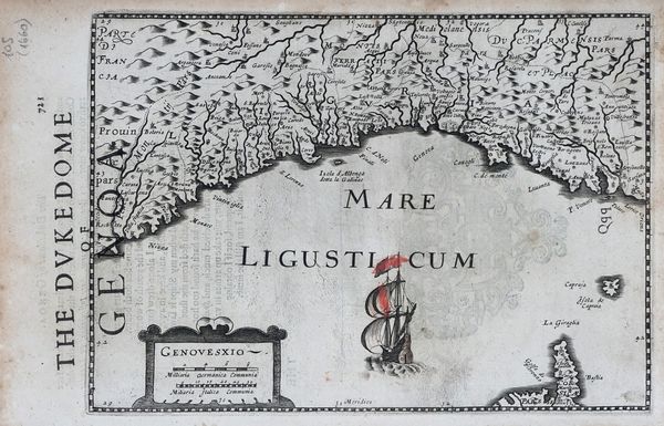 Otto mappe della riviera di Genova.  - Asta Arte Antica, Moderna e Contemporanea - Associazione Nazionale - Case d'Asta italiane