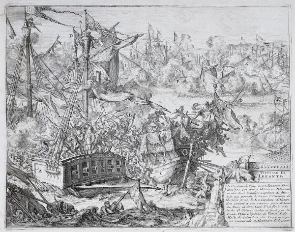 ROMEYN DE HOOGHE : Victoire de Lepanto.  - Asta Arte Antica, Moderna e Contemporanea - Associazione Nazionale - Case d'Asta italiane