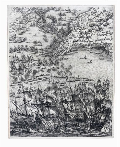Jacques Callot : Si�ge de la Rochelle.  - Asta Arte Antica, Moderna e Contemporanea - Associazione Nazionale - Case d'Asta italiane