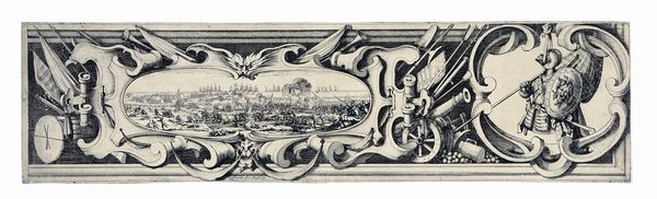 Jacques Callot : Siège de la citadelle de St. Martin dans l'Ile de Re / 3e bordure du bas a droite. Défaite des Anglais.  - Asta Arte Antica, Moderna e Contemporanea - Associazione Nazionale - Case d'Asta italiane