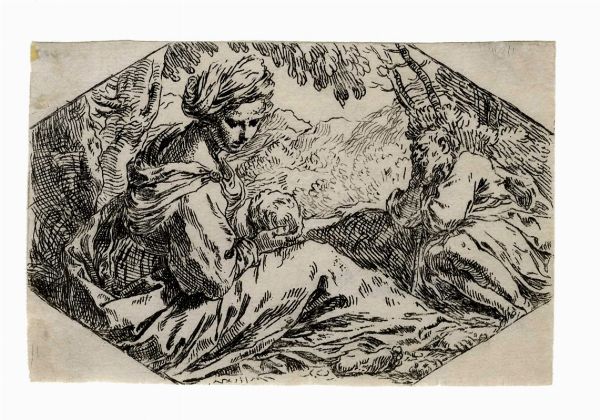 SIMONE CANTARINI : Riposo in Egitto.  - Asta Arte Antica, Moderna e Contemporanea - Associazione Nazionale - Case d'Asta italiane