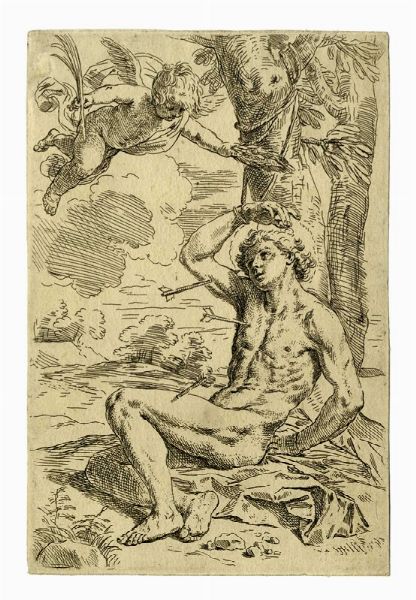 SIMONE CANTARINI : San Sebastiano.  - Asta Arte Antica, Moderna e Contemporanea - Associazione Nazionale - Case d'Asta italiane