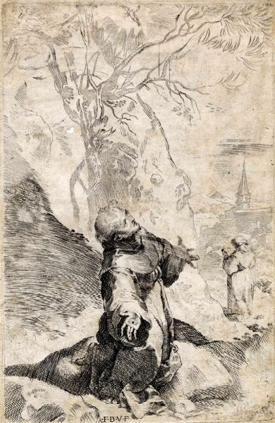 FEDERICO BAROCCI : Le stigmate di san Francesco.  - Asta Arte Antica, Moderna e Contemporanea - Associazione Nazionale - Case d'Asta italiane