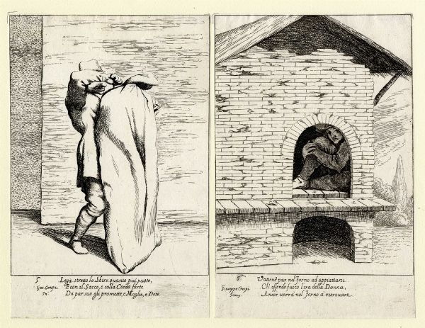 GIUSEPPE MARIA CRESPI (DETTO LO SPAGNOLO) : Bertoldo, Bertoldino e Cacasenno.  - Asta Arte Antica, Moderna e Contemporanea - Associazione Nazionale - Case d'Asta italiane