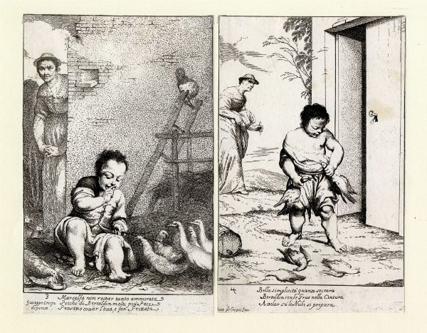 GIUSEPPE MARIA CRESPI (DETTO LO SPAGNOLO) : Bertoldo, Bertoldino e Cacasenno.  - Asta Arte Antica, Moderna e Contemporanea - Associazione Nazionale - Case d'Asta italiane