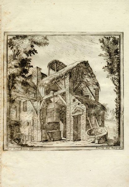 FERDINANDO GALLI BIBIENA : Sette tavole da Disegni delle Scene, che Seruano alle due opere, che si - rappresentano l?anno corente nel Reggio Teatro di - Torino inuenzioni di Ferdinando Bibiena, Architetto e Pitore - del Ser:mo Sig.rr Duca di Parma ...  - Asta Arte Antica, Moderna e Contemporanea - Associazione Nazionale - Case d'Asta italiane