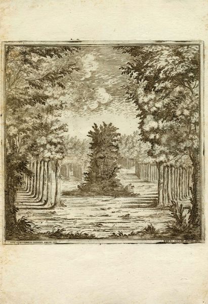 FERDINANDO GALLI BIBIENA : Sette tavole da Disegni delle Scene, che Seruano alle due opere, che si - rappresentano l?anno corente nel Reggio Teatro di - Torino inuenzioni di Ferdinando Bibiena, Architetto e Pitore - del Ser:mo Sig.rr Duca di Parma ...  - Asta Arte Antica, Moderna e Contemporanea - Associazione Nazionale - Case d'Asta italiane