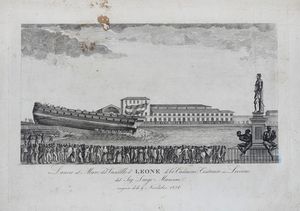 Giuseppe Piattoli - Prospetto dell'Incontro fatto dal Popolo Fiorentino a S:A:R il Gran-Duca Ferdinando III in compagnia di S. Manfredini il di 12 8bre: 1792; in segno del Popolare e Universale gradimento per la legge Frumentaria...