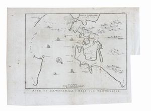 JACQUES NICOLAS BELLIN : Baye de Trinquemale / Carte Des Pais Habits par les Samojedes et Ostiacs / Carte de la Tartarie  Occidentale /Carte de la Coste d'Angola / Veue du Cap Mesurado.  - Asta Arte Antica, Moderna e Contemporanea - Associazione Nazionale - Case d'Asta italiane