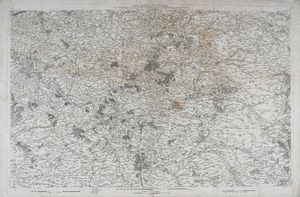 LOUIS CAPITAINE - Carte gnrale de la France [en 180 feuilles] Comprenant la dtermination de toutes les Communes, les Routes de Poste, les Rivires Navigables et divise par dpartements, arrondissements communaux et Justice de Paix : feuille n 5 et feuille n 9