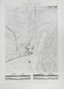 CHARLES ETIENNE COLLIN - Isthme de Soueys / Plan du Port de Soueys et du Fond du Golfe Arabique.