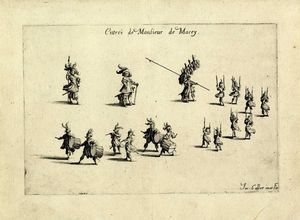 Jacques Callot : Le Combat a la Barrire / Le bras arm sans banderole.  - Asta Arte Antica, Moderna e Contemporanea - Associazione Nazionale - Case d'Asta italiane