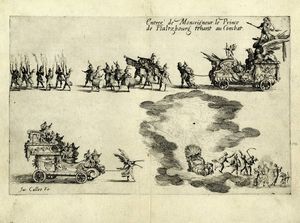 Jacques Callot : Le Combat a la Barrire / Le bras arm sans banderole.  - Asta Arte Antica, Moderna e Contemporanea - Associazione Nazionale - Case d'Asta italiane