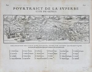 FRANOIS BELLEFOREST (DE) - Pourtraict de la Superbe Cite de Genes.