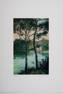 HUBERT CLERGET : La Villa Pallavicini a Pegli.  - Asta Arte Antica, Moderna e Contemporanea - Associazione Nazionale - Case d'Asta italiane