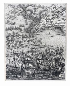 Jacques Callot : Si�ge de la Rochelle.  - Asta Arte Antica, Moderna e Contemporanea - Associazione Nazionale - Case d'Asta italiane