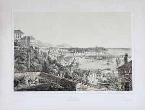 LOUIS LE BRETON - Gnes Pris des hauteurs de S.t Roch.