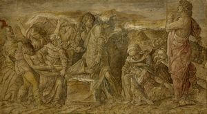 Andrea Mantegna - La deposizione nel sepolcro.