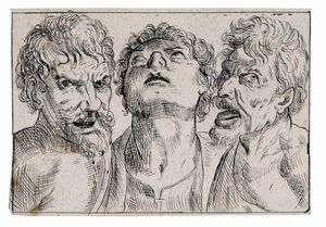 MARCANTONIO RAIMONDI - La strage degli innocenti con il pino.