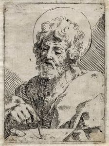 GUIDO RENI - San Luca con pennello e tavolozza.