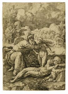 LUCAS VAN LEYDEN - La creazione di Eva.