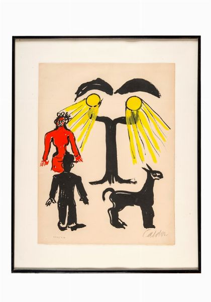 Alexander Calder : Hommage  Man Ray.  - Asta Arte Antica, Moderna e Contemporanea - Associazione Nazionale - Case d'Asta italiane