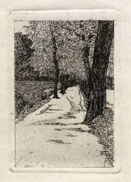 Giovanni Fattori : Le Cascine.  - Asta Arte Antica, Moderna e Contemporanea - Associazione Nazionale - Case d'Asta italiane