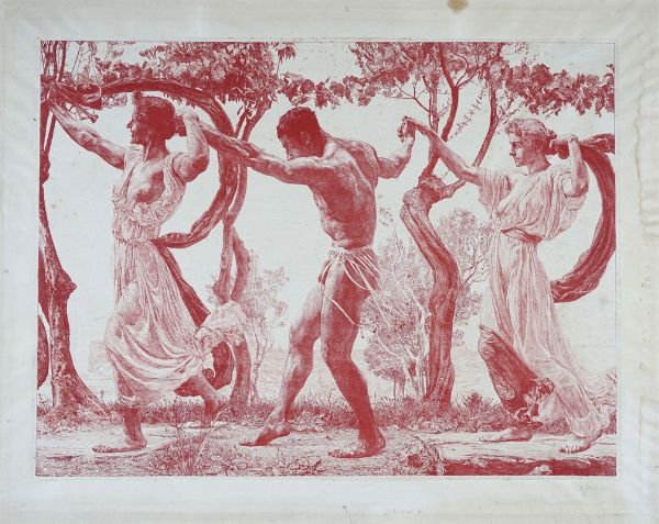 OTTO GREINER : Der Tanz (La danza).  - Asta Arte Antica, Moderna e Contemporanea - Associazione Nazionale - Case d'Asta italiane
