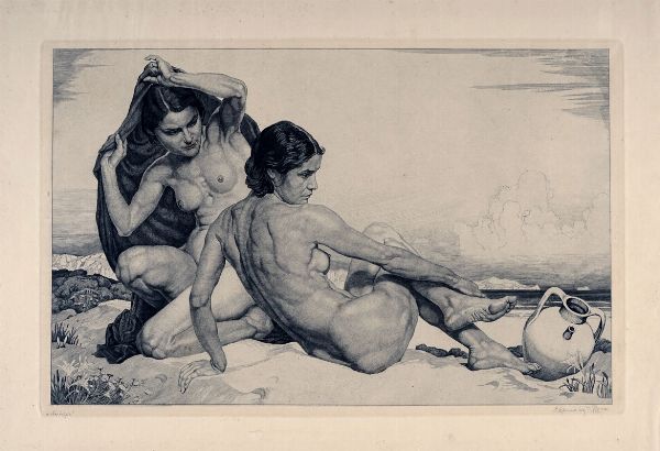 SIGMUND LIPINSKY : Nostalgia.  - Asta Arte Antica, Moderna e Contemporanea - Associazione Nazionale - Case d'Asta italiane