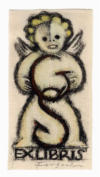 MICHEL FINGESTEN : Lotto composto di 3 ex libris.  - Asta Arte Antica, Moderna e Contemporanea - Associazione Nazionale - Case d'Asta italiane