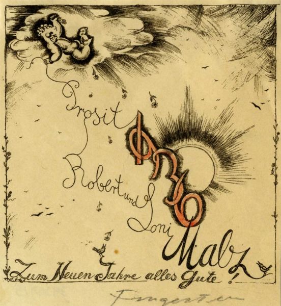 MICHEL FINGESTEN : Lotto composto di 5 ex libris.  - Asta Arte Antica, Moderna e Contemporanea - Associazione Nazionale - Case d'Asta italiane