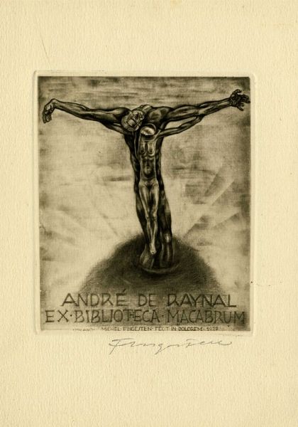 MICHEL FINGESTEN : Lotto composto da 4 ex libris.  - Asta Arte Antica, Moderna e Contemporanea - Associazione Nazionale - Case d'Asta italiane