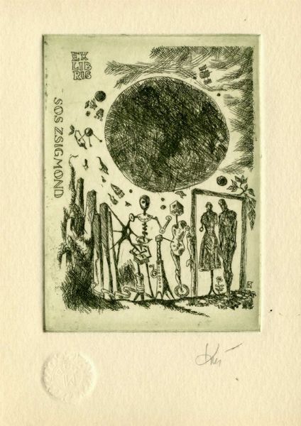 Corposo lotto di 717 ex libris.  - Asta Arte Antica, Moderna e Contemporanea - Associazione Nazionale - Case d'Asta italiane