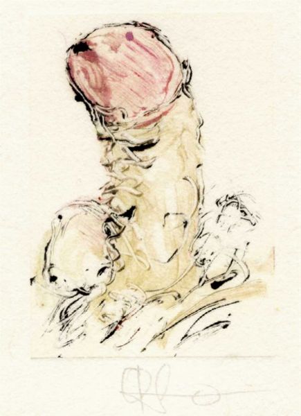 OSKAR ROLAND SCHROTH : Lotto composto di 14 ex libris erotici.  - Asta Arte Antica, Moderna e Contemporanea - Associazione Nazionale - Case d'Asta italiane