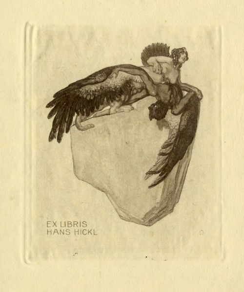 FRANZ VON BAYROS (DETTO CHOISY LE CONIN) : Lotto composto di 36 ex libris.  - Asta Arte Antica, Moderna e Contemporanea - Associazione Nazionale - Case d'Asta italiane