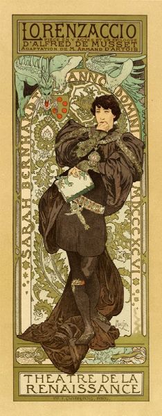 Alphonse Mucha : Lorenzaccio.  - Asta Arte Antica, Moderna e Contemporanea - Associazione Nazionale - Case d'Asta italiane