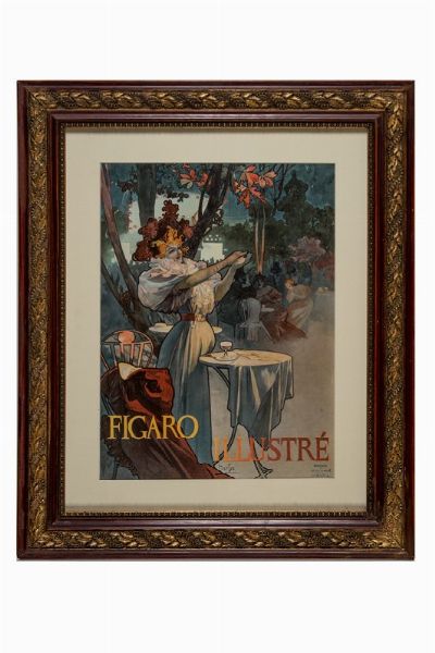 Alphonse Mucha : Copertina di Figaro Illustr. Numero natalizio.  - Asta Arte Antica, Moderna e Contemporanea - Associazione Nazionale - Case d'Asta italiane