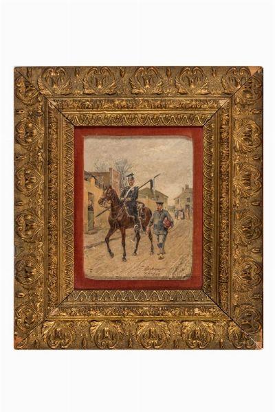 FRITZ BIRKMEYER : La marcia.  - Asta Arte Antica, Moderna e Contemporanea - Associazione Nazionale - Case d'Asta italiane