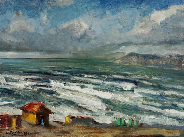 Aldo Carpi : Lotto composto di 1 dipinto e 1 disegno.  - Asta Arte Antica, Moderna e Contemporanea - Associazione Nazionale - Case d'Asta italiane