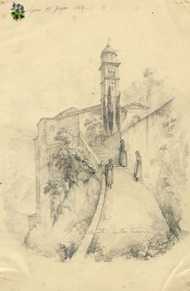 Antonio Fontanesi : Canton Ticino.  - Asta Arte Antica, Moderna e Contemporanea - Associazione Nazionale - Case d'Asta italiane