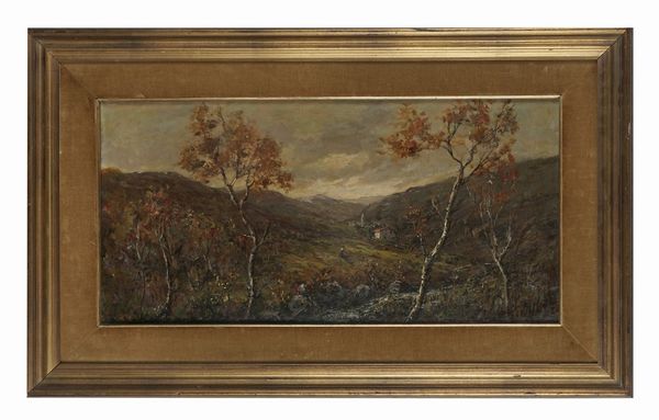 Eugenio Gignous : Autunno.  - Asta Arte Antica, Moderna e Contemporanea - Associazione Nazionale - Case d'Asta italiane