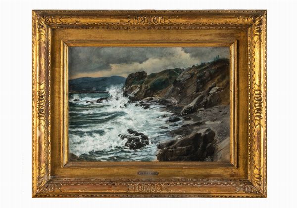 ADOLF HIRMY-HIRSCHL : Vihar (Tempesta).  - Asta Arte Antica, Moderna e Contemporanea - Associazione Nazionale - Case d'Asta italiane