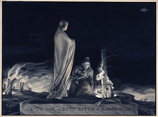 Alberto Martini : Se' tu gi cost ritto - Bonifazio?  - Asta Arte Antica, Moderna e Contemporanea - Associazione Nazionale - Case d'Asta italiane