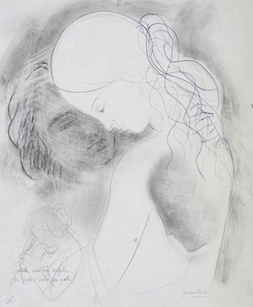 Quinto Martini : Nucleo composto di 40 disegni su 39 fogli.  - Asta Arte Antica, Moderna e Contemporanea - Associazione Nazionale - Case d'Asta italiane