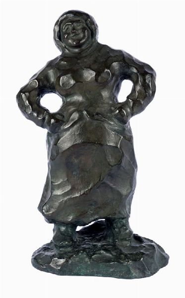 ROMANO ROMANELLI : La ciociara.  - Asta Arte Antica, Moderna e Contemporanea - Associazione Nazionale - Case d'Asta italiane